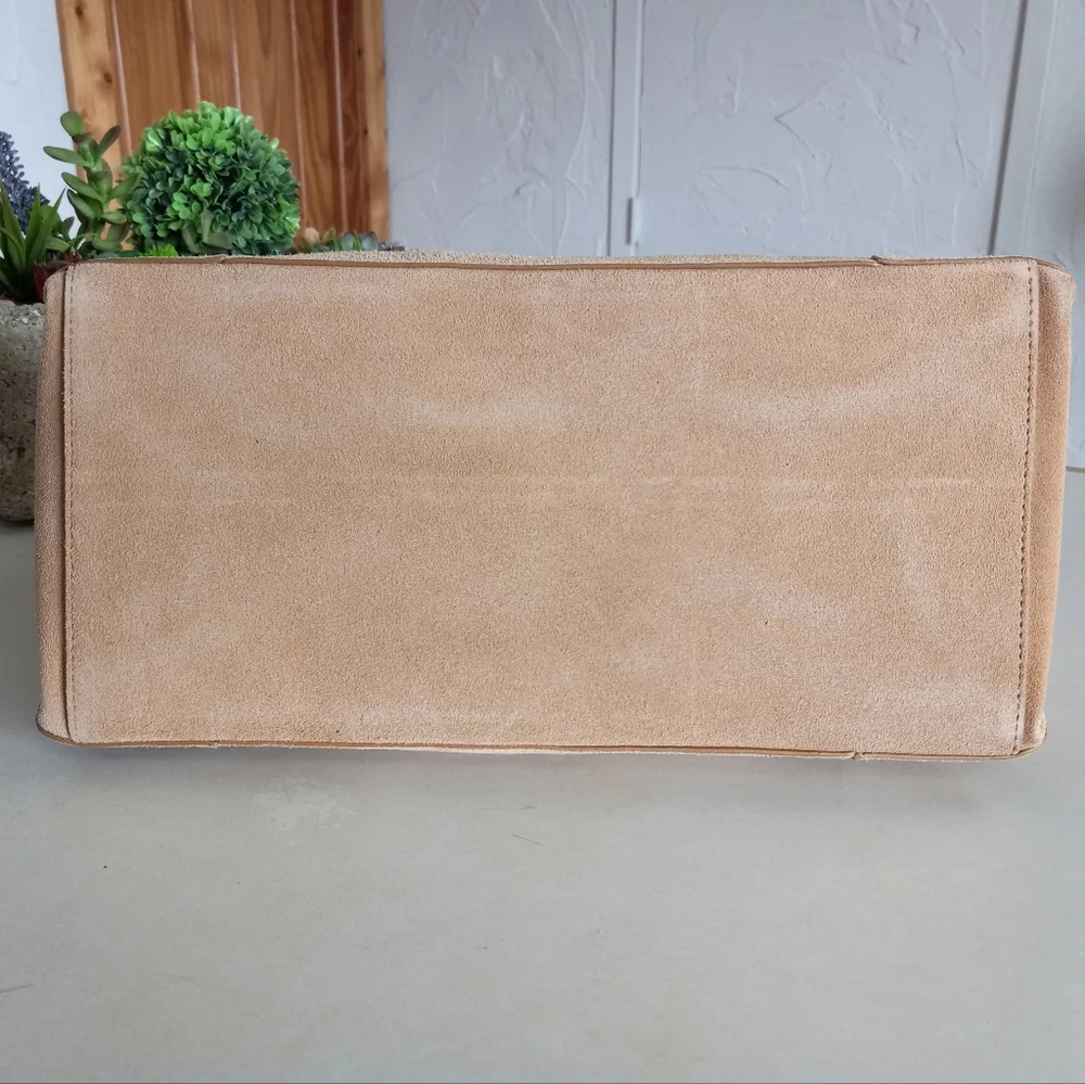 Rebecca Minkoff Suede Regan Satchel, Camel Retail $328